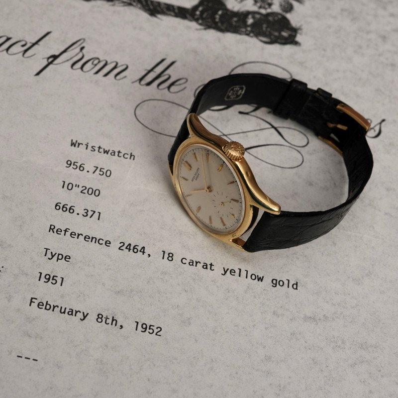 Patek Philippe Calatrava 18kt Yellow Gold -1951- -photo-4