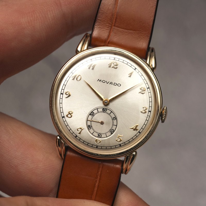 Movado Calatrava Small Seconds Yellow Gold -1951-