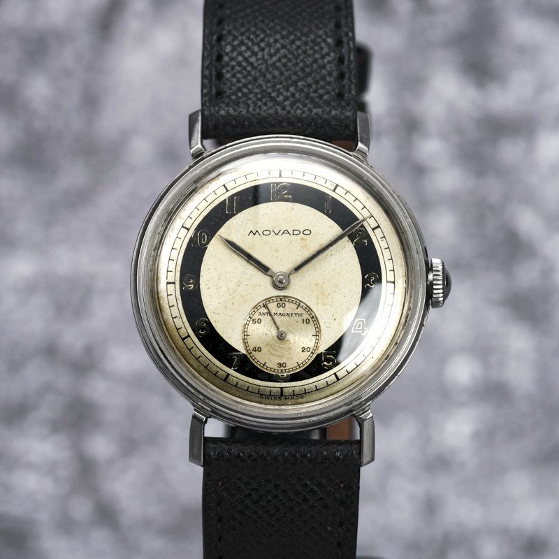 Movado Calatrava Acier Inoxydable "françois Borgel" -1950--photo-2