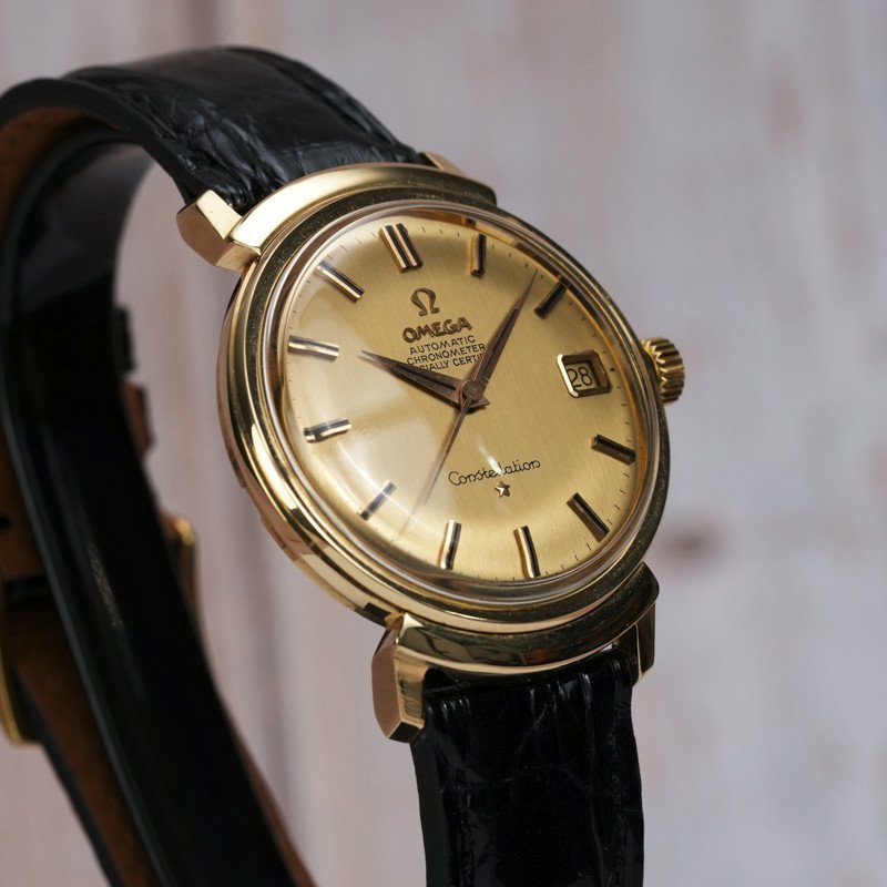 Omega Chronomètre Constellation Grand Luxe Or Jaune 18kts -1963- -photo-1