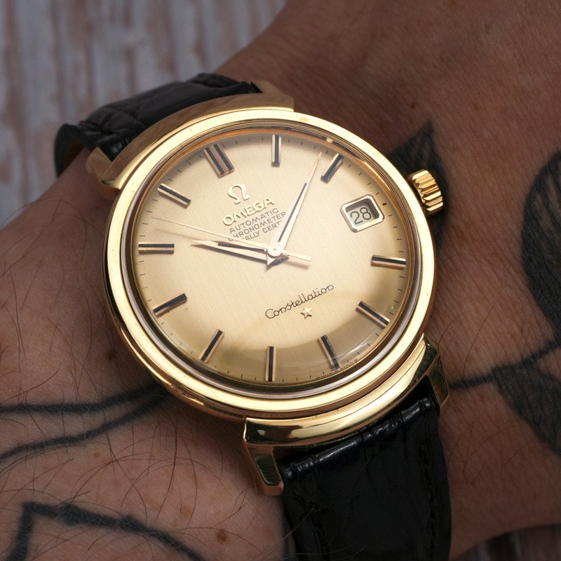 Omega Chronomètre Constellation Grand Luxe Or Jaune 18kts -1963- 