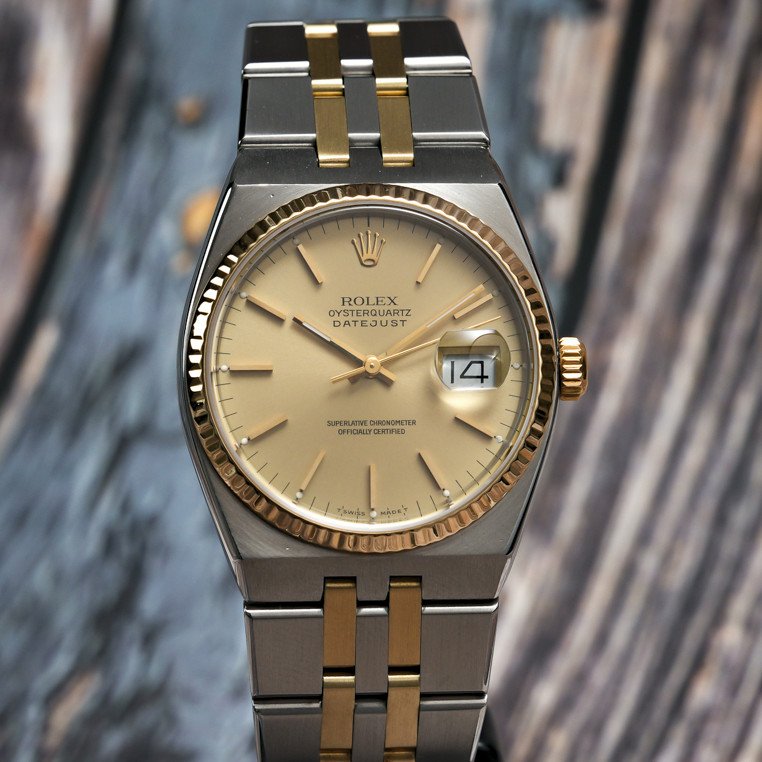 Rolex Oysterquartz Datejust Or & Acier -1982- 