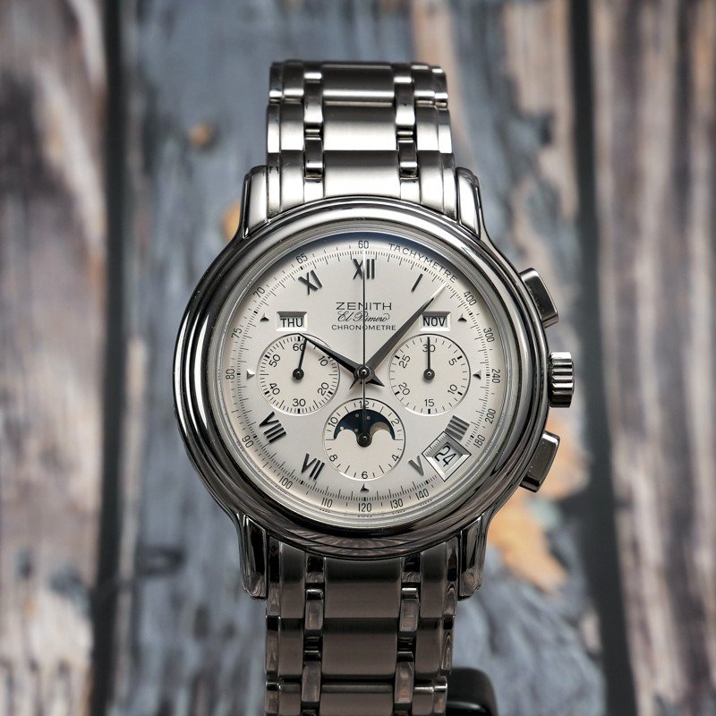 Zenith Chronomaster Chronograph Complete Calendar Moon Phase -2000--photo-2