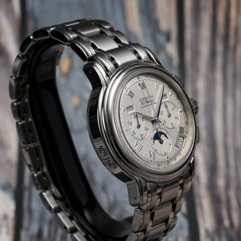 Chronographe Zenith Chronomaster Calendrier Complet Phase De Lunes -2000--photo-4