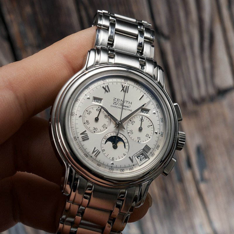 Chronographe Zenith Chronomaster Calendrier Complet Phase De Lunes -2000--photo-1