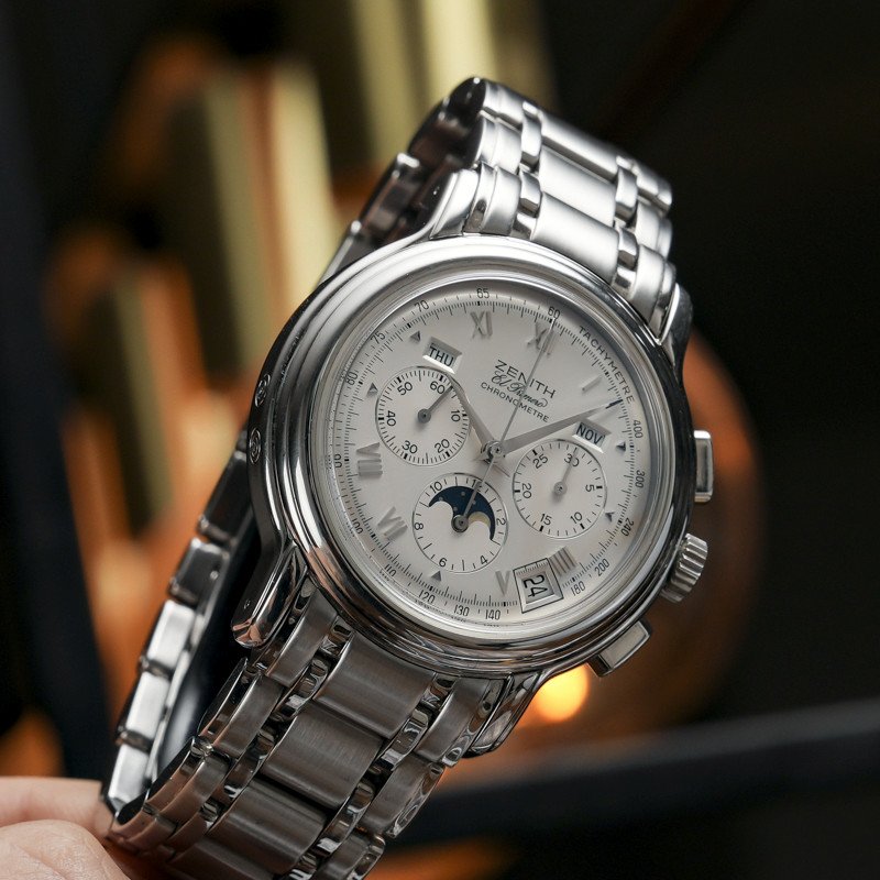 Chronographe Zenith Chronomaster Calendrier Complet Phase De Lunes -2000--photo-3