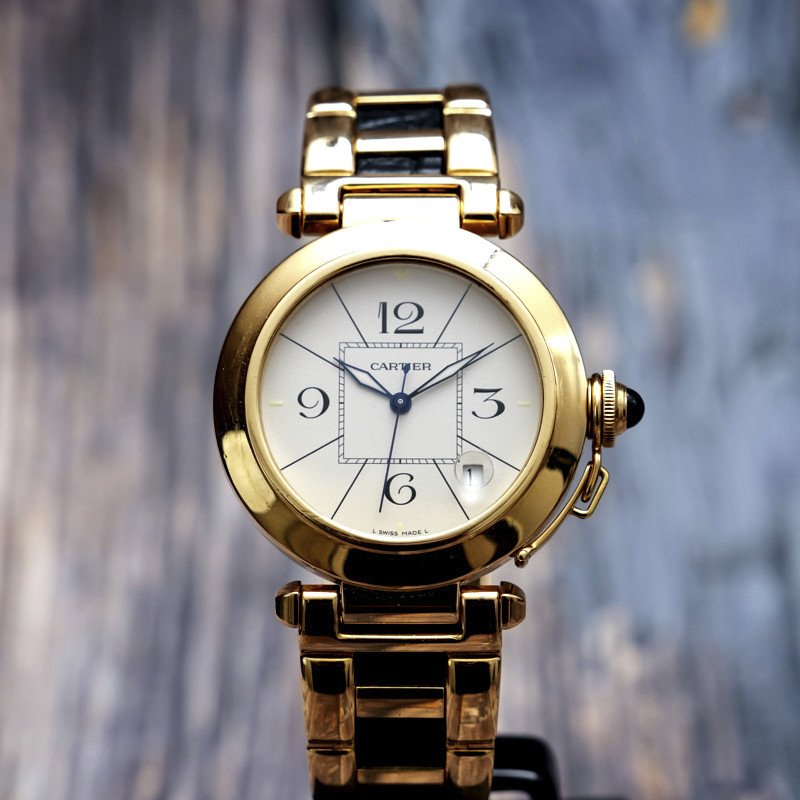 Cartier Pasha 1989 Automatic 18kt Yellow Gold -1990- -photo-2