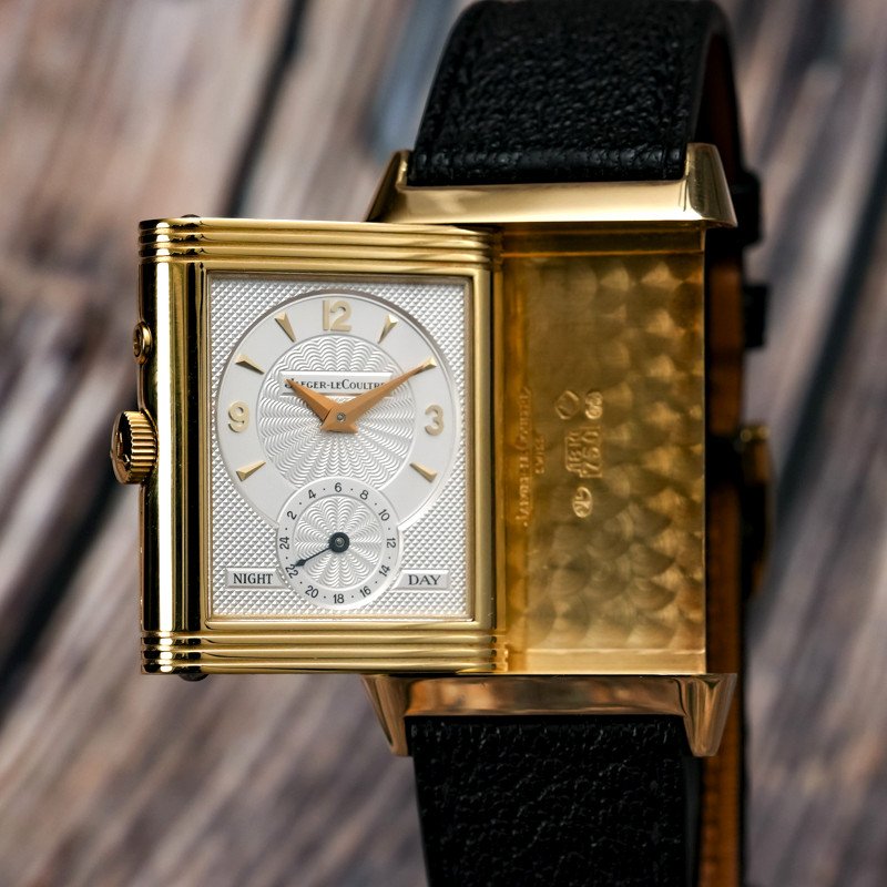 Jaeger Lecoultre Reverso Duoface Gmt Day / Night Yellow Gold 18k (750) -2000--photo-3