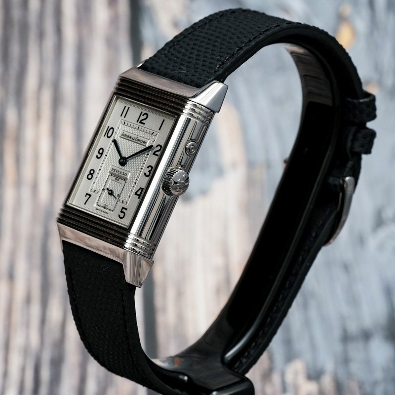 Jaeger Lecoultre Reverso Duoface Gmt Day / Night Acier Inoxydable  Full Set -1998- -photo-4