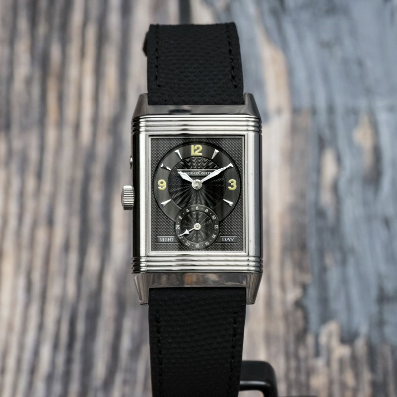 Jaeger Lecoultre Reverso Duoface Gmt Day / Night Stainless Steel Full Set -1998- -photo-2