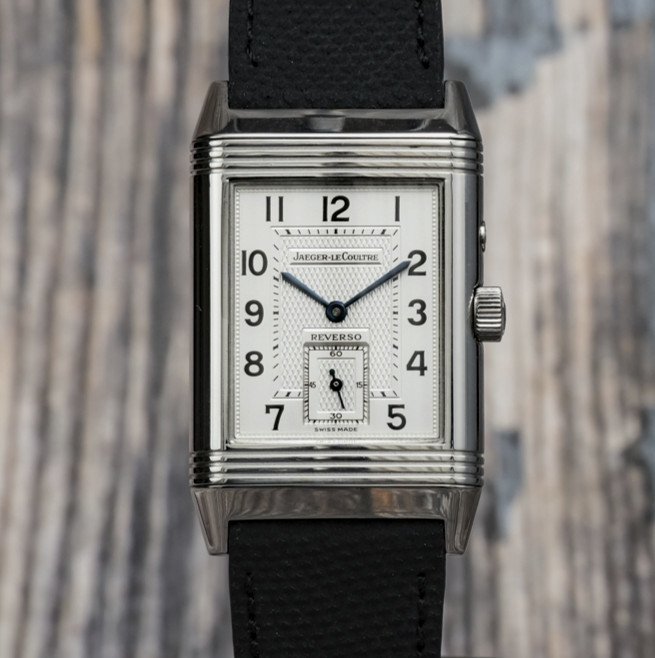 Jaeger Lecoultre Reverso Duoface Gmt Day / Night Acier Inoxydable  Full Set -1998- 