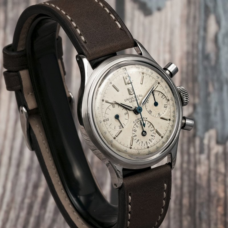 Universal Genève Chronograph Compax Stainless Steel -1952- -photo-4