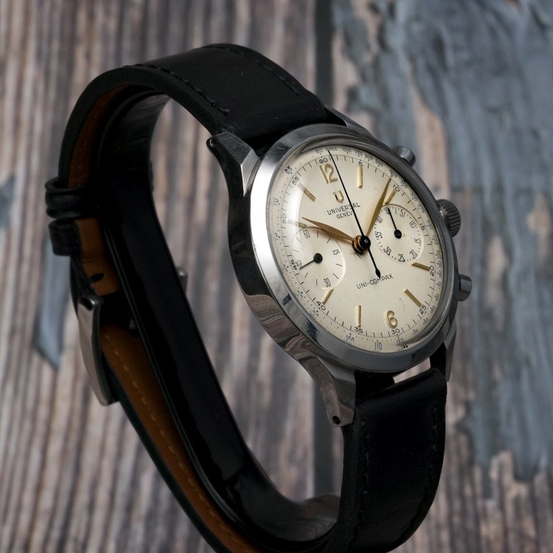 Universal Genève Chronograph Uni-compax "spillman Case" Ref. 22409 Cal. 385 -1942--photo-3