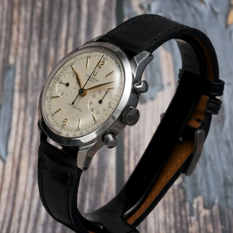 Universal Genève Chronograph Uni-compax "spillman Case" Ref. 22409 Cal. 385 -1942--photo-4