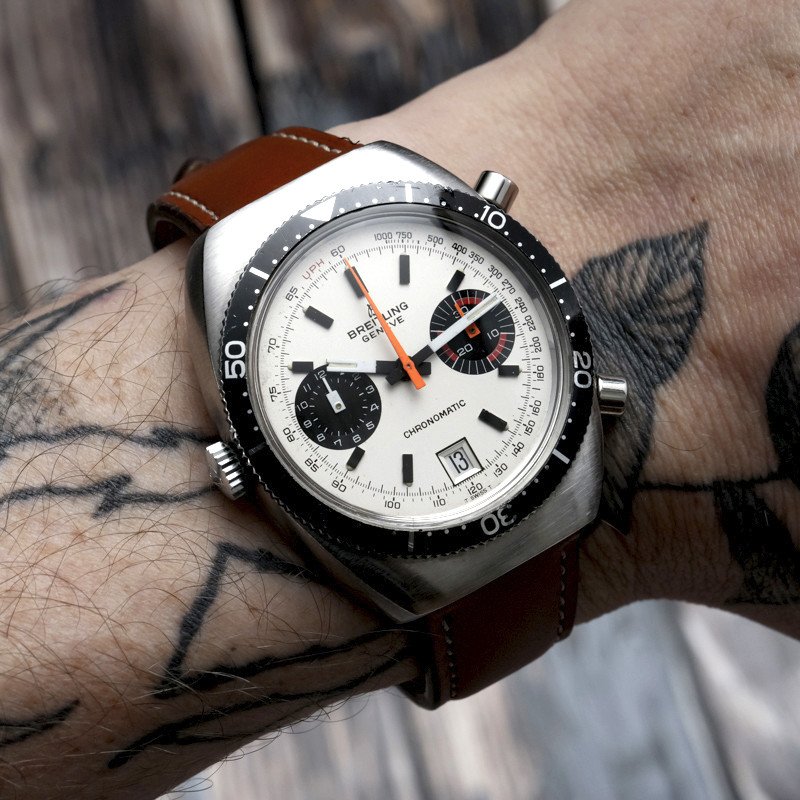 Breitling Chronographe Chrono-matic Acier Inoxydable -1970- -photo-2