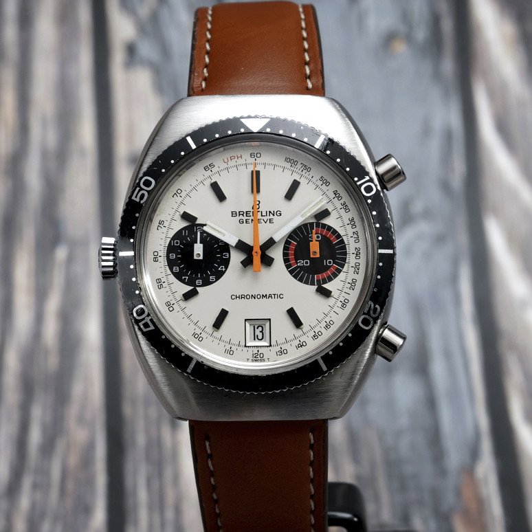 Breitling Chronographe Chrono-matic Acier Inoxydable -1970- 