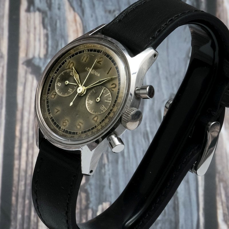  Lemania Ch 27 Stainless Steel Chronograph -1943- -photo-1