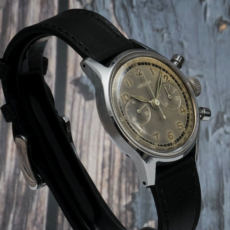  Chronographe Lemania Ch 27 Acier Inoxydable -1943- -photo-2