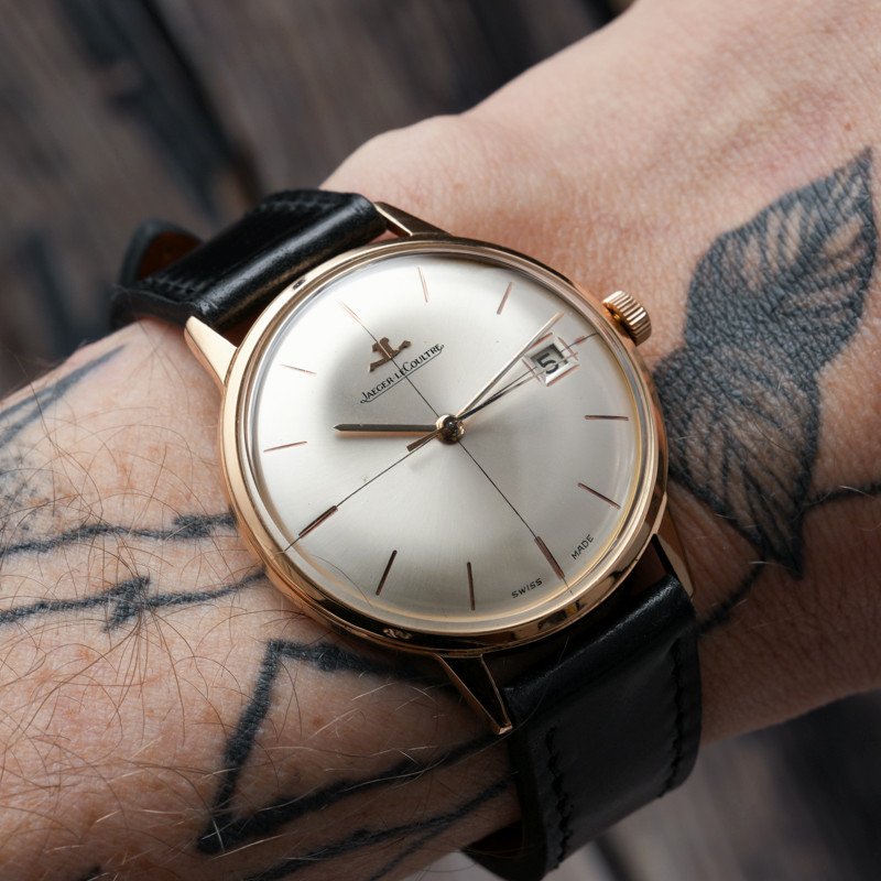 Jaeger Lecoultre Classic Automatic Date 18kt Rose Gold -1965- -photo-2