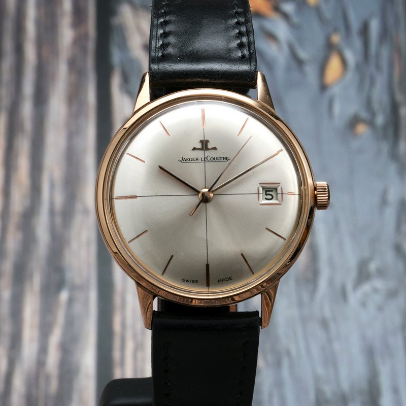 Jaeger Lecoultre Classique Automatique Date Or Rose 18kts -1965- 