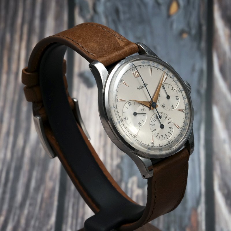 Jaeger Lecoultre Chronograph Tricompax Steel Jumbo -1950--photo-1