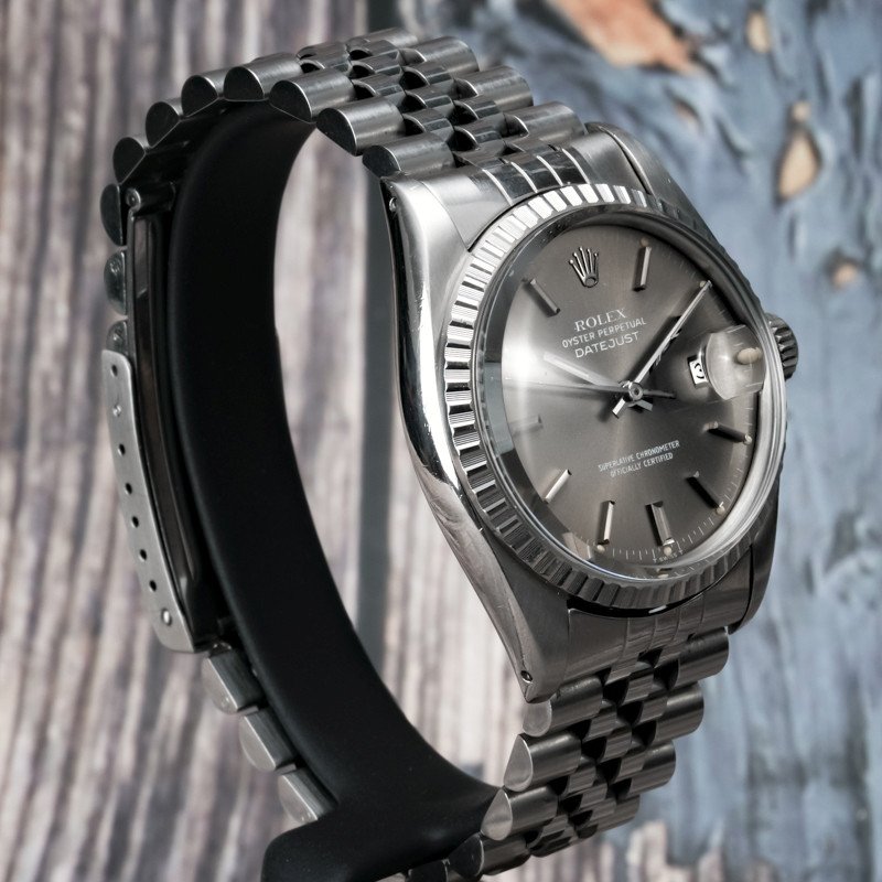 Rolex Datejust 36 Mm  Acier Ghost Dial -1979- -photo-4