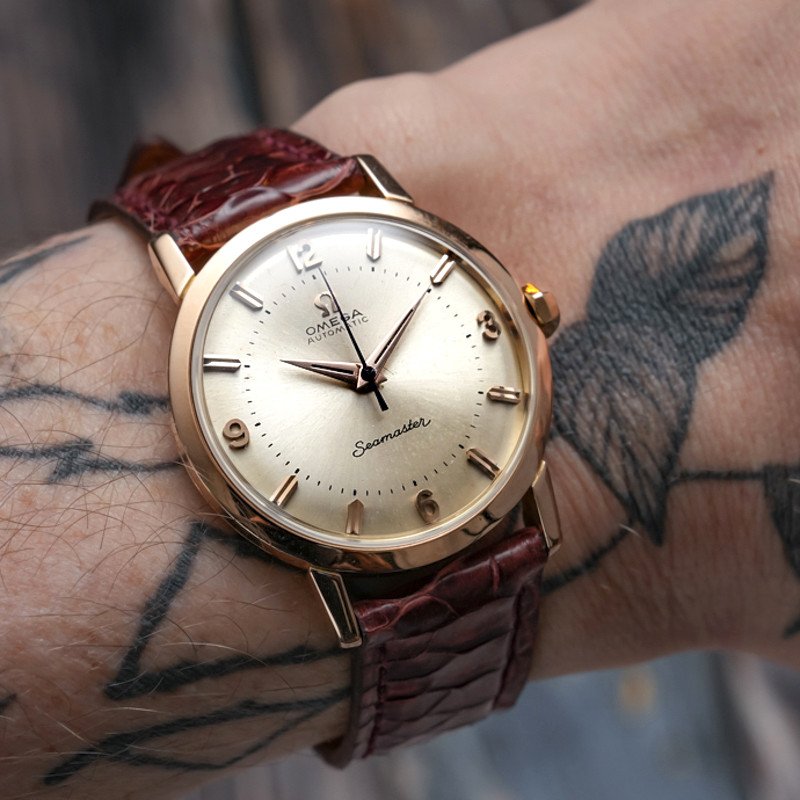 Omega Seamaster Automatic 18kt Rose Gold -1958- -photo-2