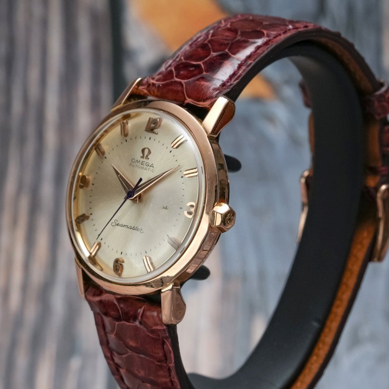 Omega Seamaster Automatic 18kt Rose Gold -1958- -photo-3