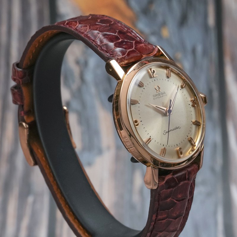 Omega Seamaster Automatique Or Rose 18kts -1958- -photo-4