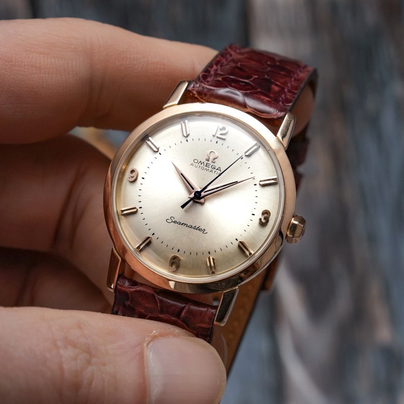 Omega Seamaster Automatique Or Rose 18kts -1958- -photo-1