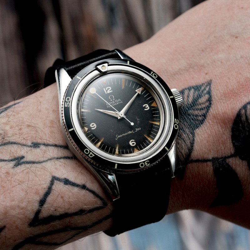 Omega Seamaster 300 "lollipop" Acier Automatique  -1961- -photo-2