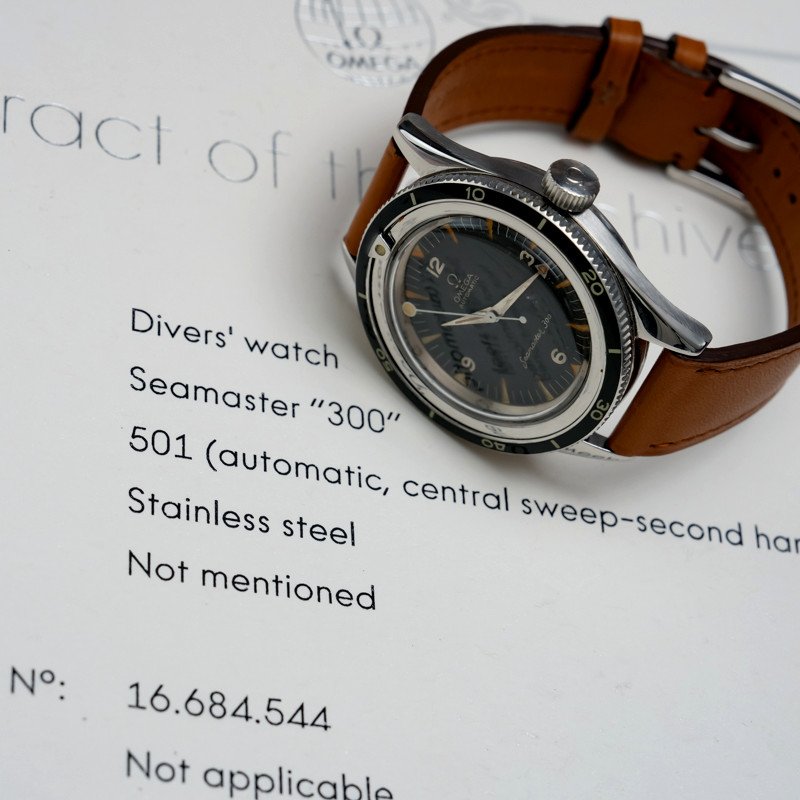 Omega Seamaster 300 "lollipop" Acier Automatique  -1961- -photo-4