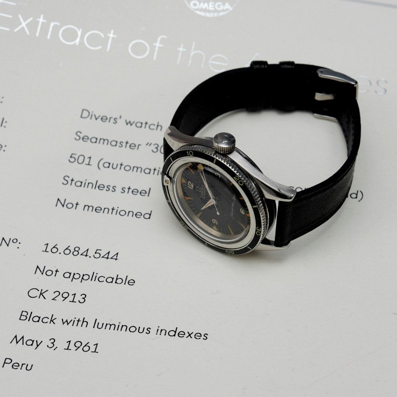 Omega Seamaster 300 "lollipop" Acier Automatique  -1961- -photo-1