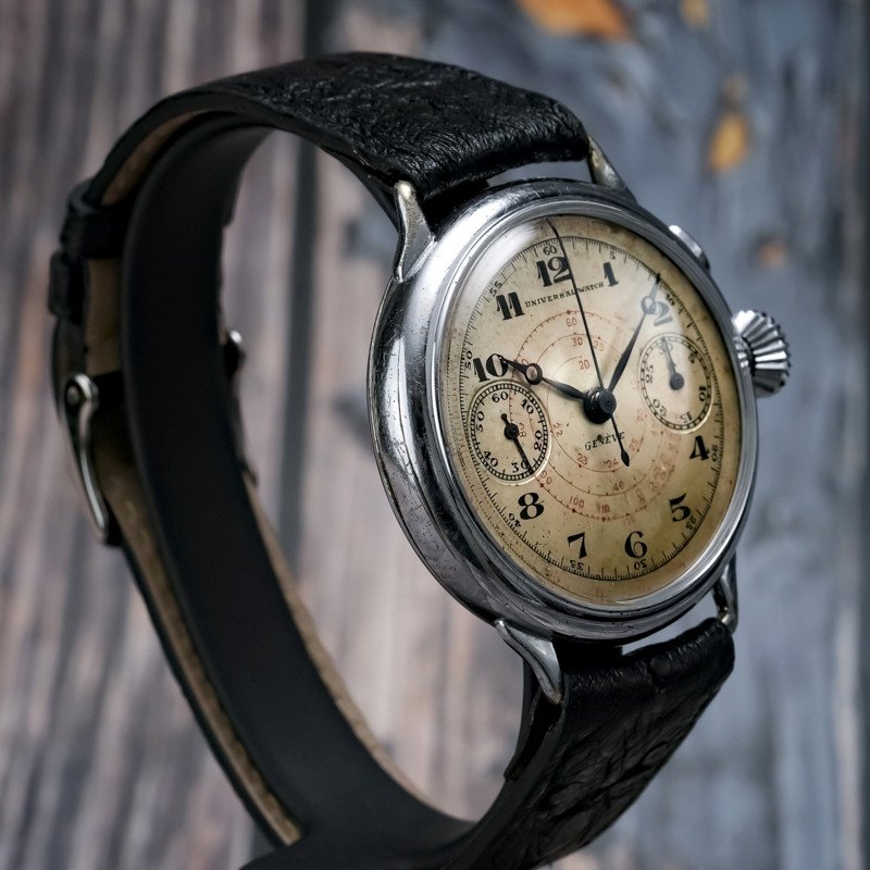 Universal Genève Chronograph Mono-pusher 39.5 Mm -1933- -photo-4