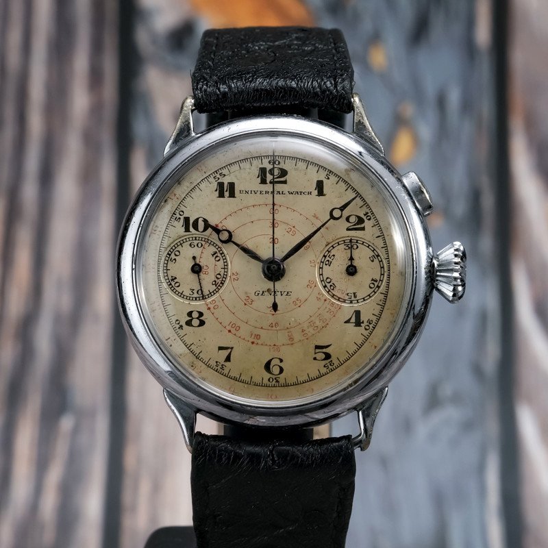 Universal Genève Chronograph Mono-pusher 39.5 Mm -1933- 