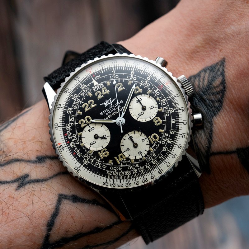 Chronographe Breitling  Navitimer Cosmonaute Boite & Papiers -1973- -photo-2