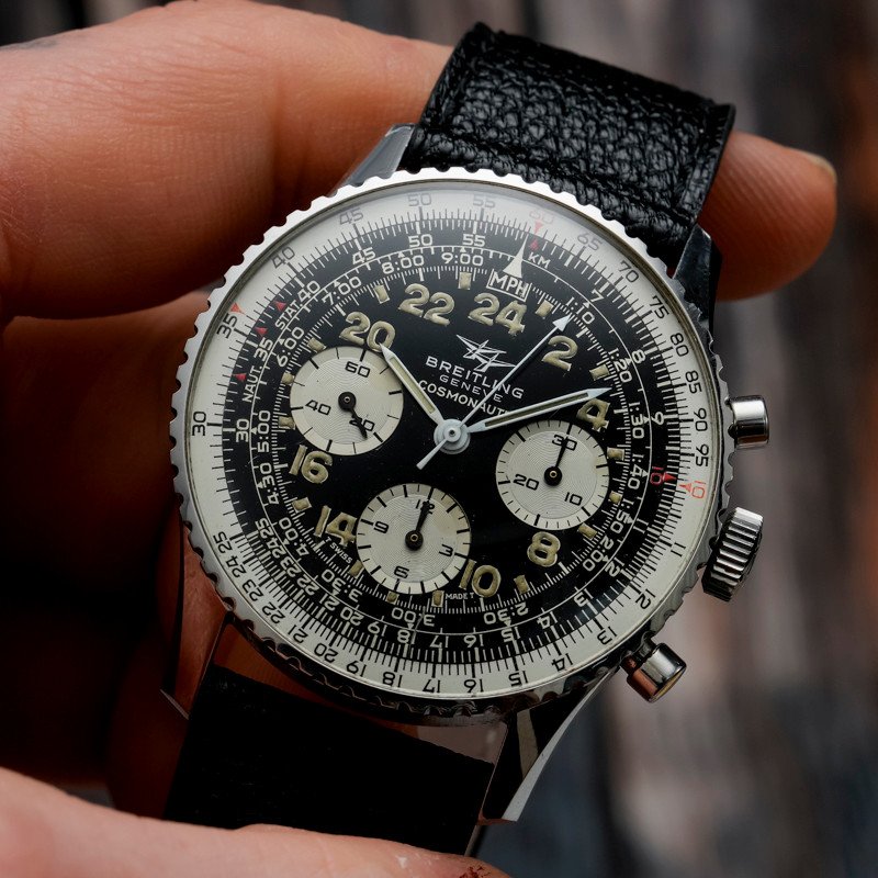 Chronographe Breitling  Navitimer Cosmonaute Boite & Papiers -1973- -photo-3