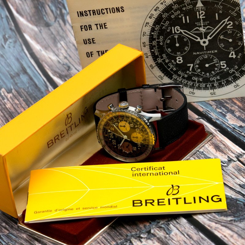 Chronographe Breitling  Navitimer Cosmonaute Boite & Papiers -1973- -photo-2