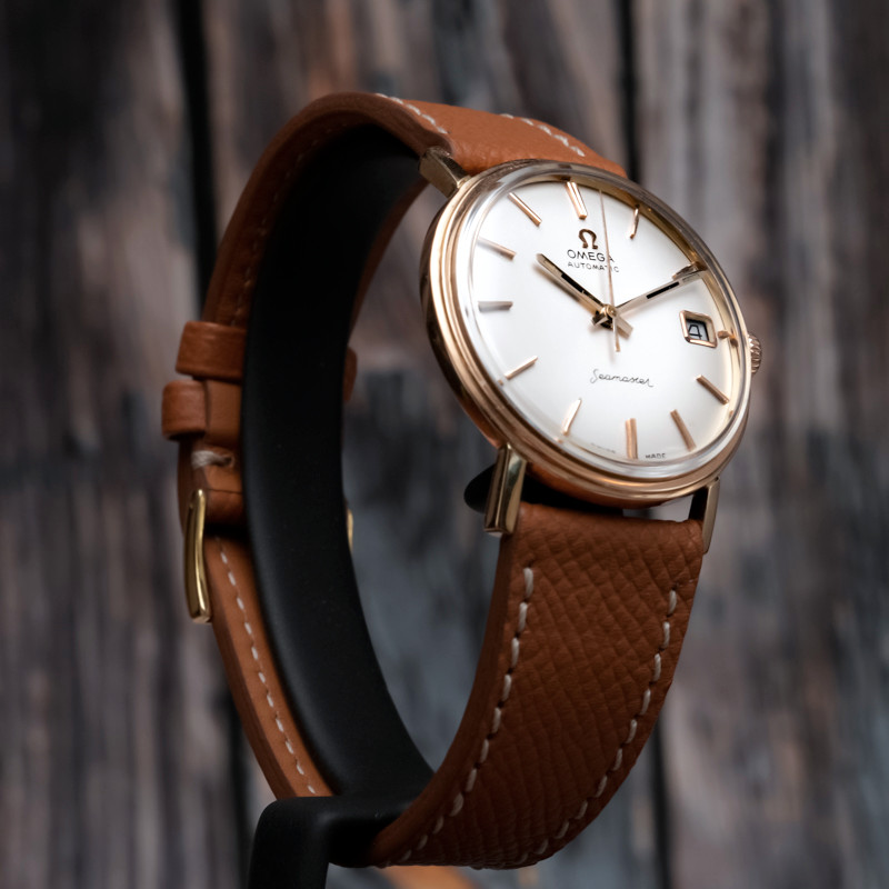 Omega Seamaster Date Automatic 18kt Rose Gold -1968--photo-1