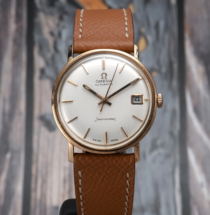 Omega Seamaster Date Automatic 18kt Rose Gold -1968-