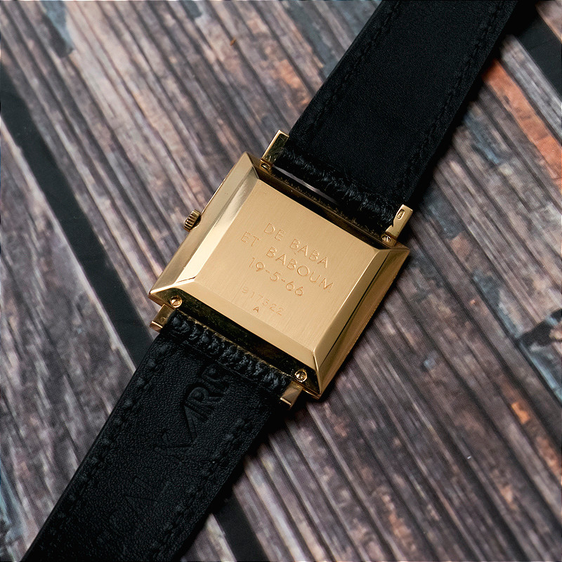 Jaeger Lecoultre Classique Square Extra-flat 18kt Yellow Gold -1966- -photo-3