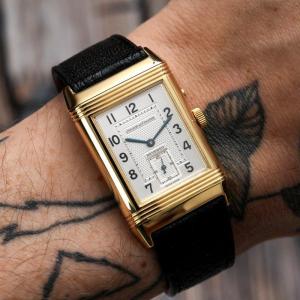 Jaeger Lecoultre Reverso Duoface Gmt Day / Night Or Jaune 18k (750) -2000-