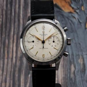 Universal Genève Chronographe Uni-compax "spillman Case" Réf. 22409 Cal. 385 -1942-