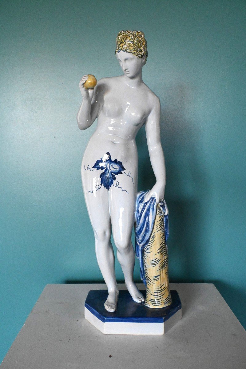 Polychrome Enameled Ceramic By Eve, Samson Paris-photo-4