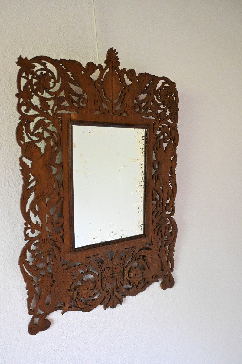 Pair Of 1900s Mirrored Frames-photo-2