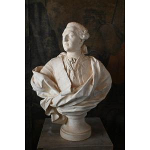 Casting Of Louis XVI Bust In Patinated Plaster