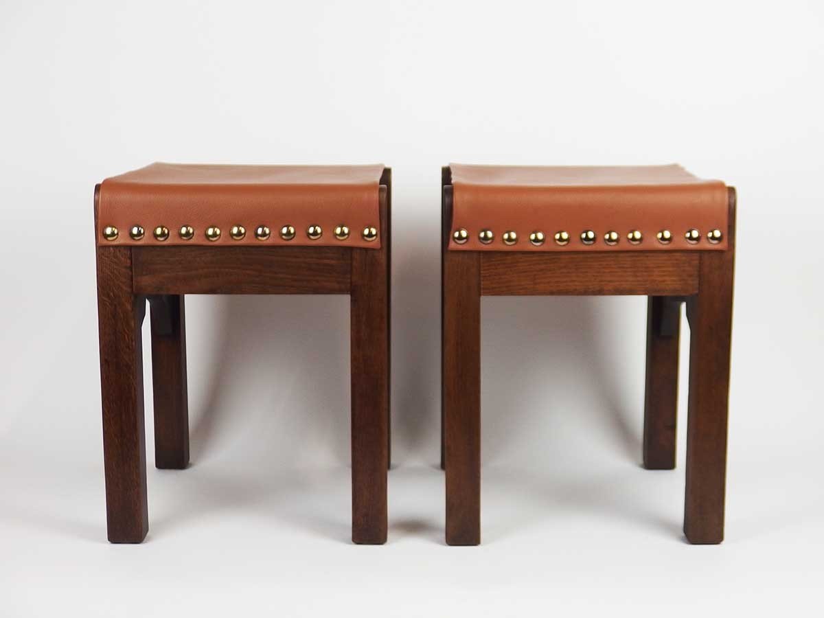 Pair Of Art Deco Stools-photo-2