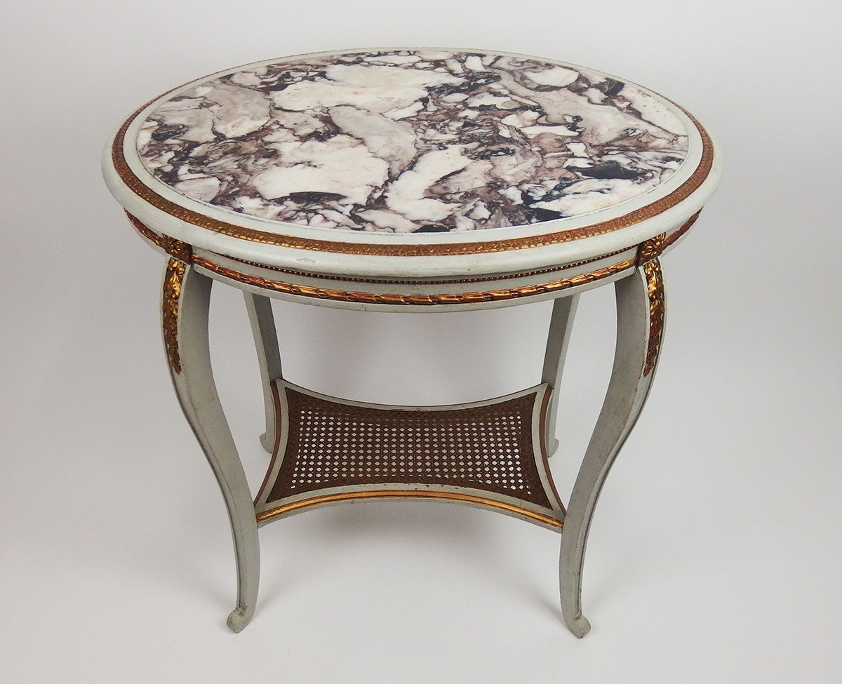 Pedestal Table, Louis XV Style Center Table-photo-3