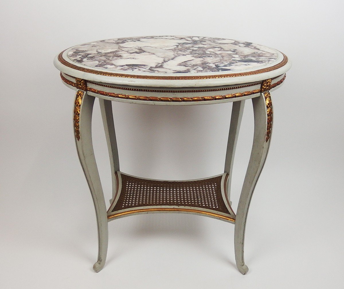 Pedestal Table, Louis XV Style Center Table