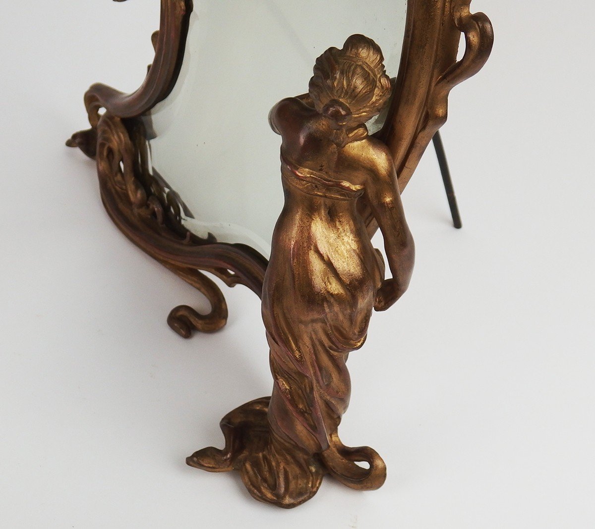 Art Nouveau Table Mirror-photo-3